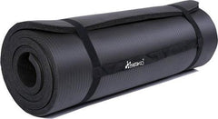 TRESKO® Yoga Mat Extra Dik - 185x60cm - Antislip - Zwart