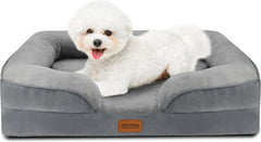 Hondenmand Orthopedisch - Hondenkussen - Hondenbed - Grijs - 71x58 cm - Nobleza •