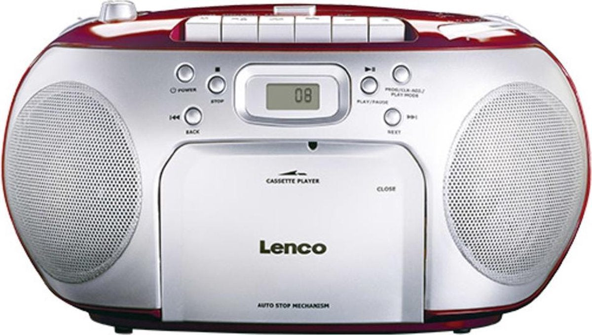 Lenco SCD-410RD - Radio Cassette - CD-speler