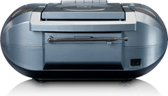 Lenco SCD-6800GY - Draagbare radio cd speler met DAB en mp3 - Grijs •