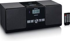 Lenco MC-030 - Stereoset met Radio - Bluetooth- USB en AUX-ingang - Zwart •