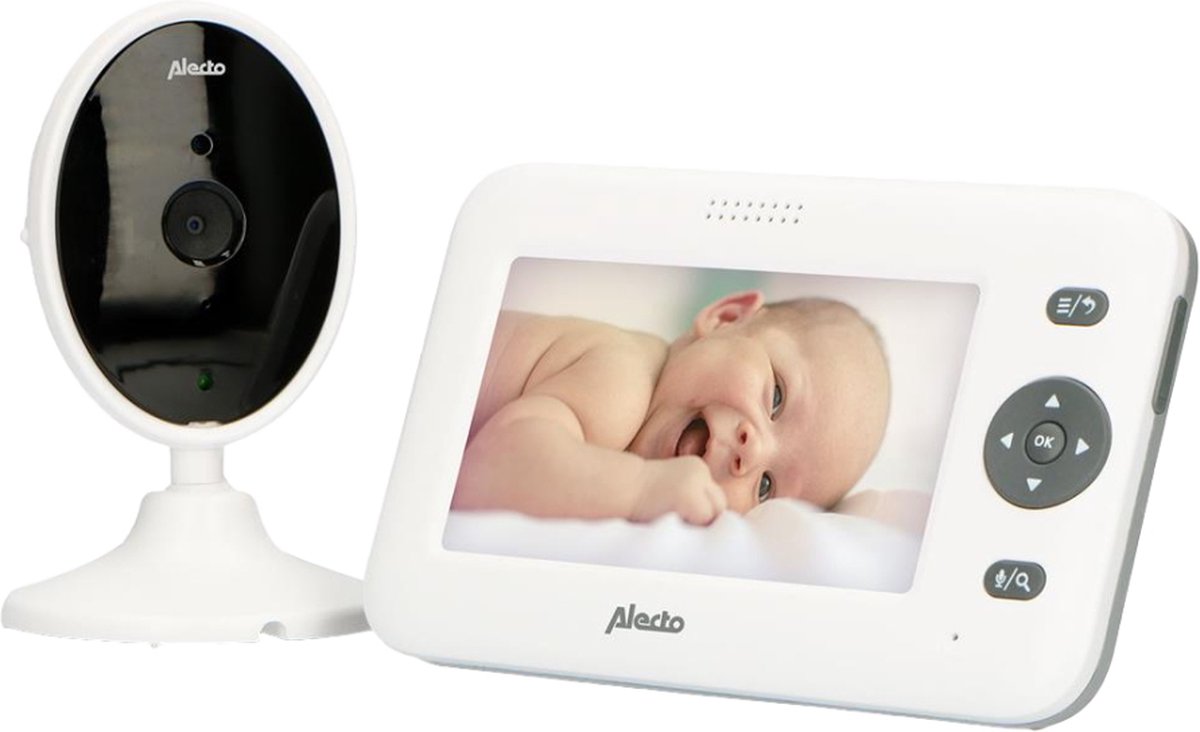 Alecto DVM-140 - Babyfoon met camera - Temperatuurweergave - Wit
