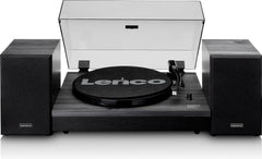 Lenco Platenspeler met Bluetooth - Twee externe Speakers - Auto-stop - LS-300BK - Zwart •