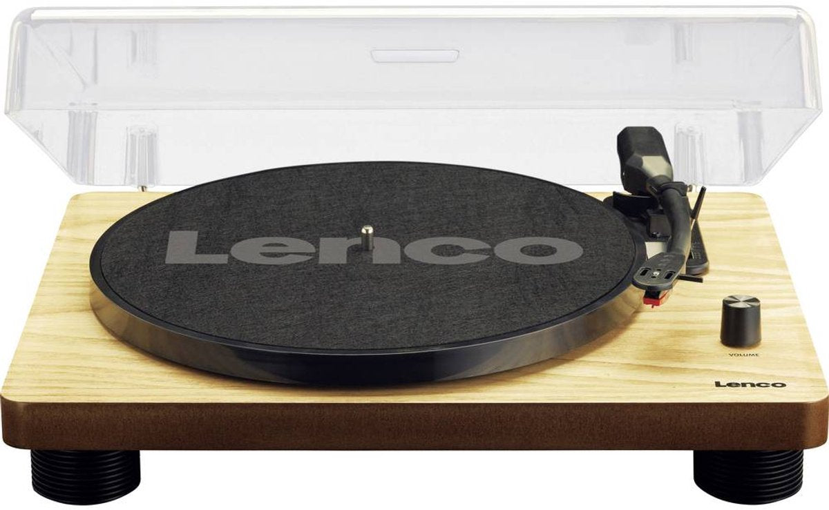 Lenco Platenspeler - Ingebouwde Speakers - Auto-stop - USB encoding - LS-50WD - Hout •