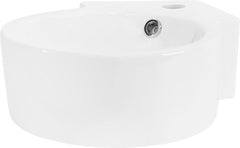 Wastafel - Keramiek - 45x31x13 cm - Wit - ML-Design