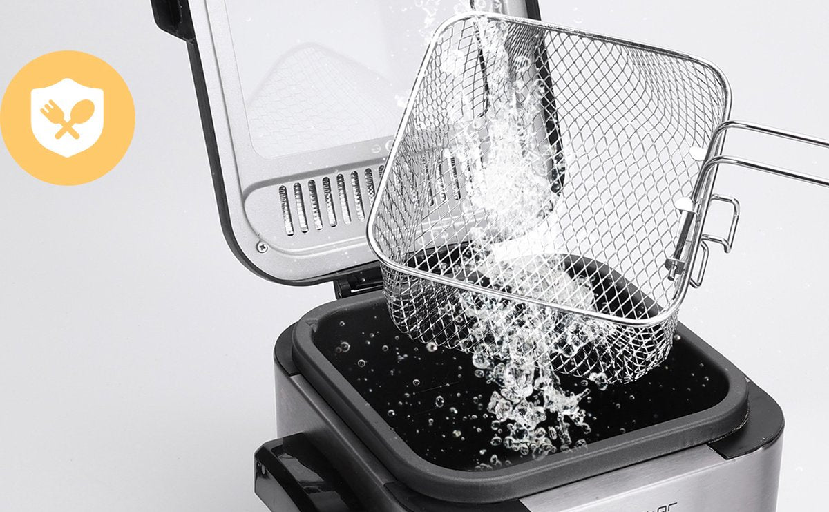 Aigostar Frituurpan - Regelbare thermostaat - Geurfilter - 1.5L •