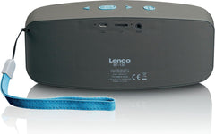 Lenco BT-130 - Bluetooth speaker met AUX-ingang - Grijs