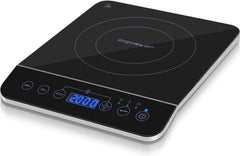 Aigostar Inductie Kookplaat - 2000 Watt - Timer - Zwart •