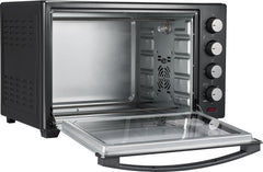 Mini oven - Vrijstaand - 60 Liter - 2000W - Zwart - Jago®