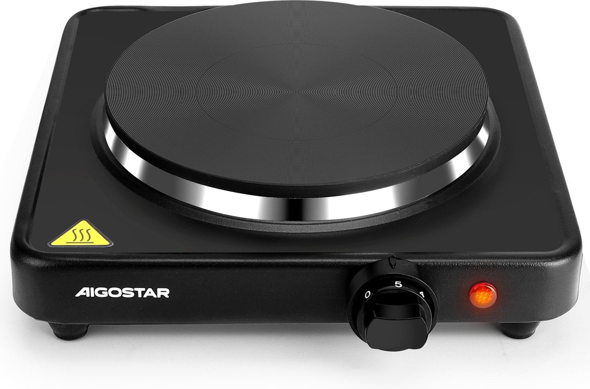 Aigostar 30A43 Gem - Electrische Kookplaat - 1500W - 1 Pits