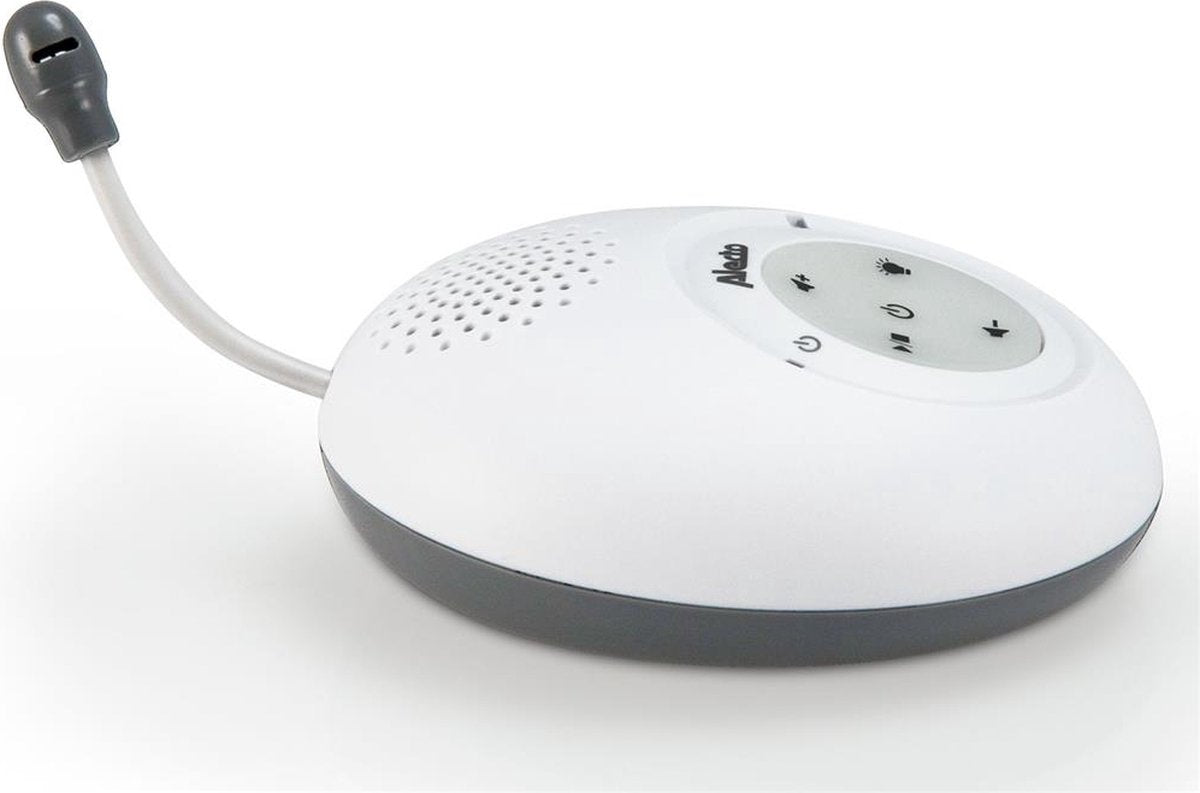 Alecto DBX-125 - Full Eco DECT Babyfoon met Display - Wit/Antraciet