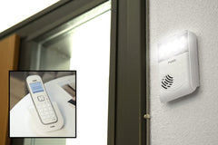 Fysic FD-35 Telefoonbelversterker met extra luide bel en flitslicht - Extra telefoonbel met flitser •
