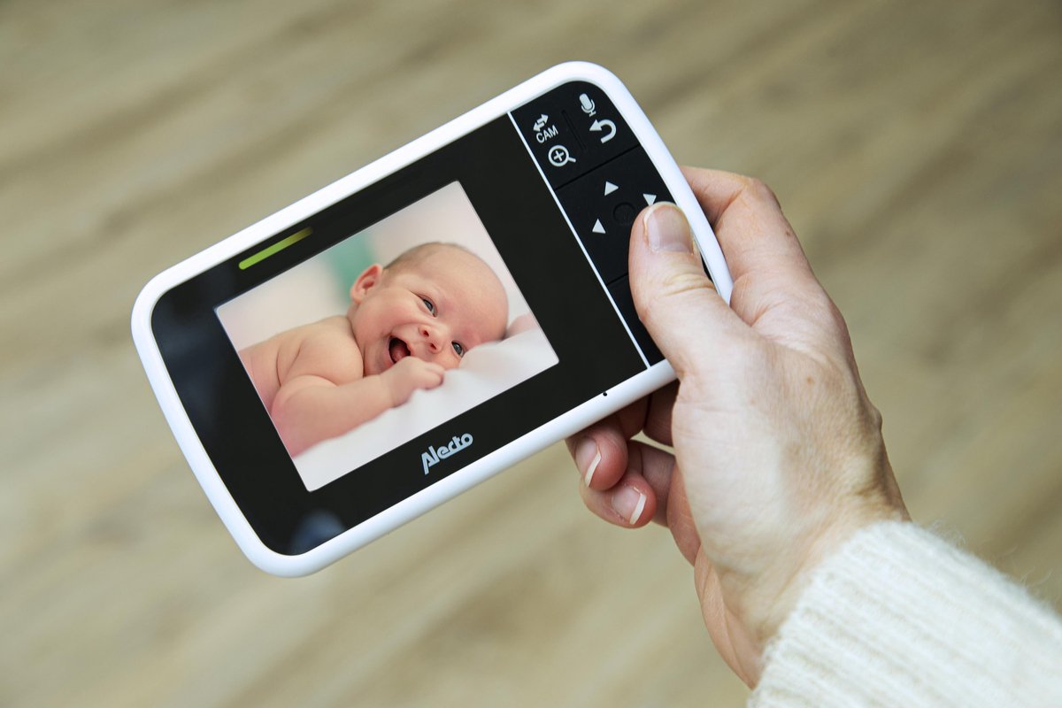 Alecto DVM135 - Babyfoon met camera - Temperatuurweergave - Wit
