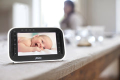 Alecto DVM-200 - Babyfoon met camera - Temperatuurweergave - Op afstand beweegbaar - Wit