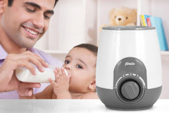 Alecto BW-512 CAR - Flessenwarmer met 500W vermogen voor thuis en onderweg - Geleverd met 12V Auto Adapter - Wit •