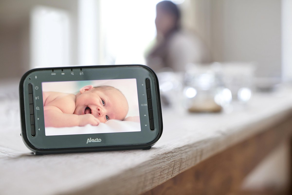 Alecto DVM200BK - Babyfoon met camera - Temperatuurweergave - Op afstand beweegbaar - Zwart