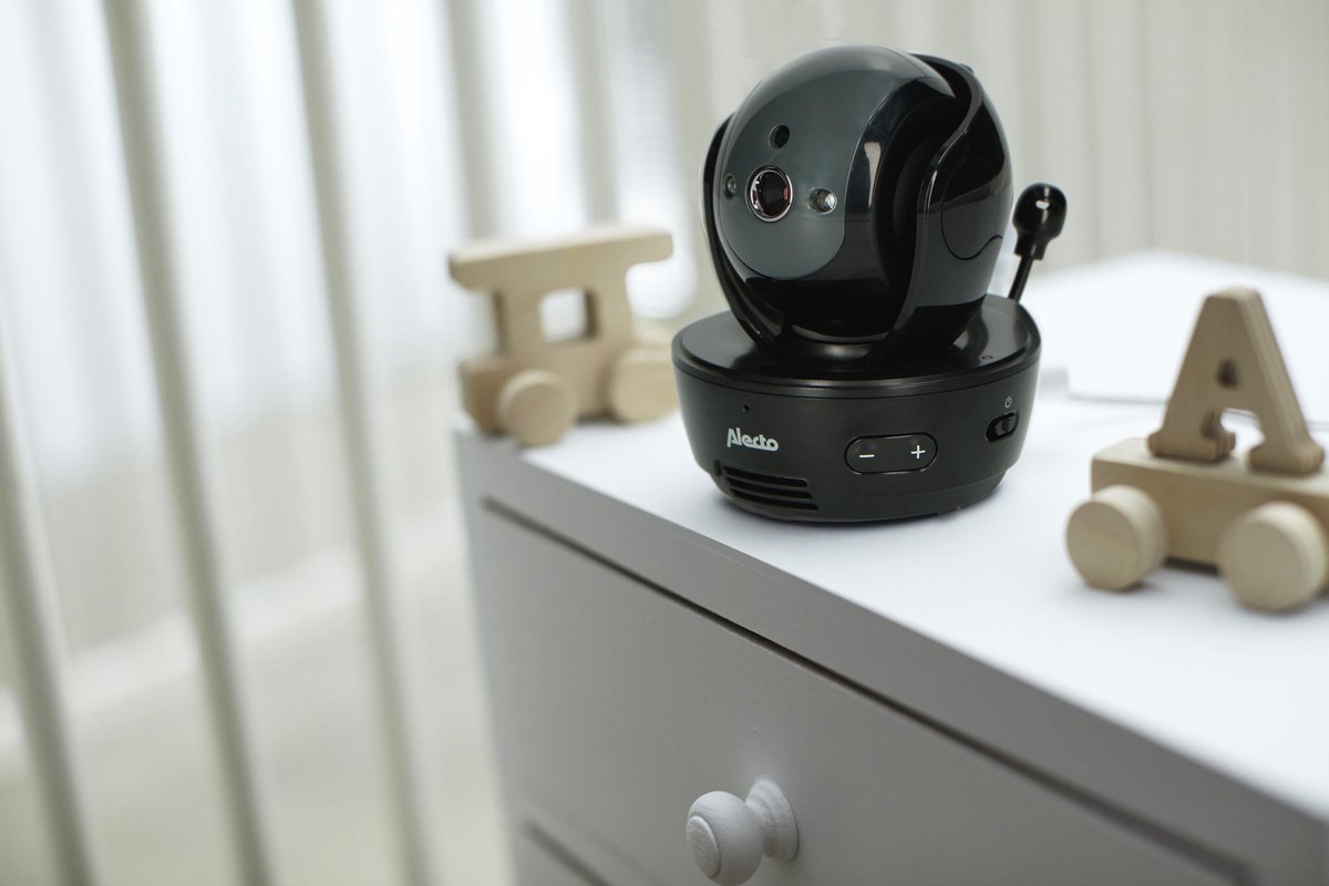Alecto DVM200BK - Babyfoon met camera - Temperatuurweergave - Op afstand beweegbaar - Zwart