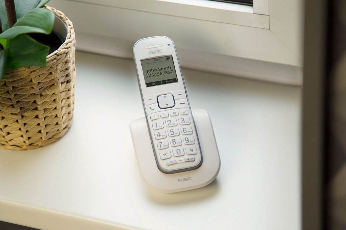 Fysic FX-9000 DUO Senioren DECT telefoon - Extra luid gespreksvolume voor slechthorenden - Wit •