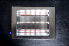 Gastronoma vlakke Broodrooster - Plat - 900W - Toaster - 18140002 - Geborsteld staal •