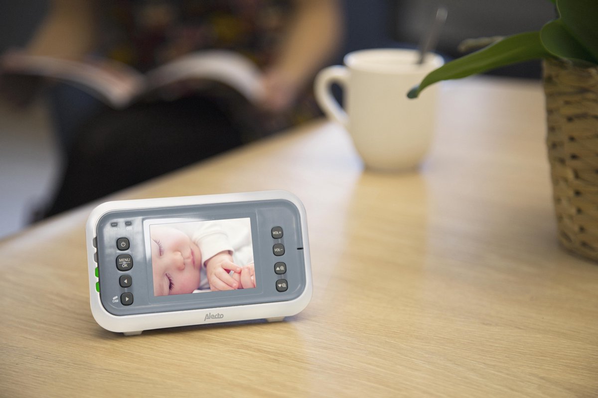 Alecto DVM-76 - Babyfoon met camera - Temperatuurweergave - Wit