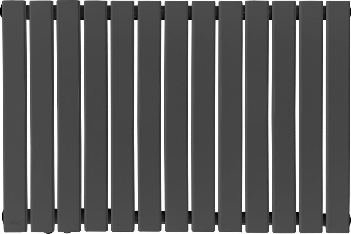 Badkamer radiator - Handdoekradiator - Verwarming Badkamer - 60x88.6x6,9 cm - Antraciet - Aquamarin