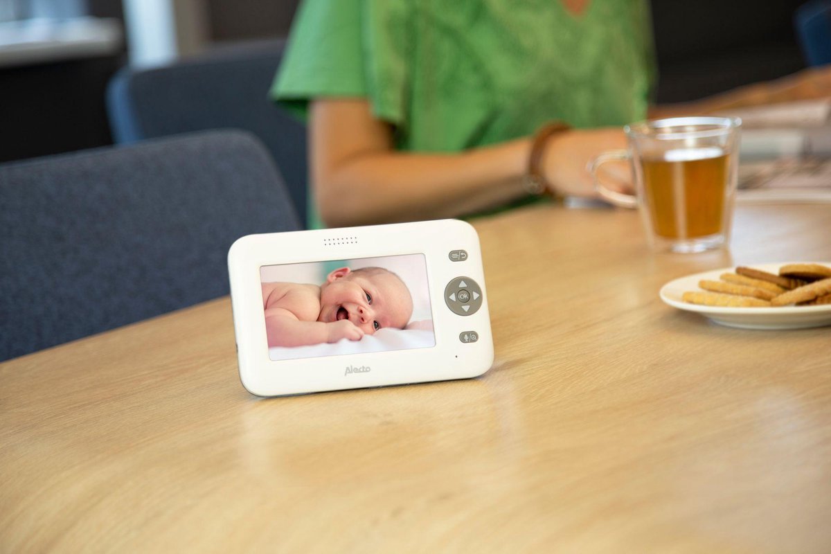 Alecto DVM-140 - Babyfoon met camera - Temperatuurweergave - Wit