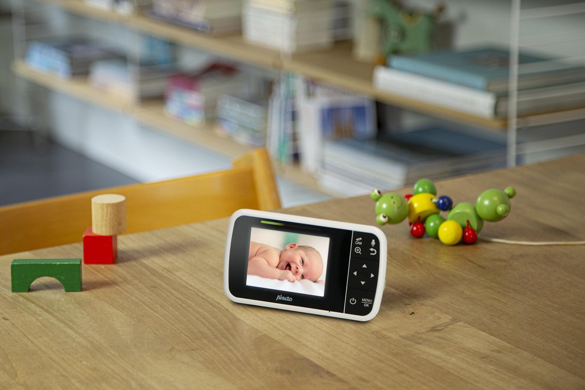 Alecto DVM135 - Babyfoon met camera - Temperatuurweergave - Wit