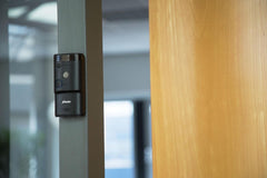 Deurbel draadloos - Met camera - Draadloze deurbel - Antraciet - Alecto •