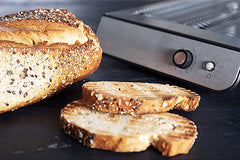Gastronoma vlakke Broodrooster - Plat - 900W - Toaster - 18140002 - Geborsteld staal •