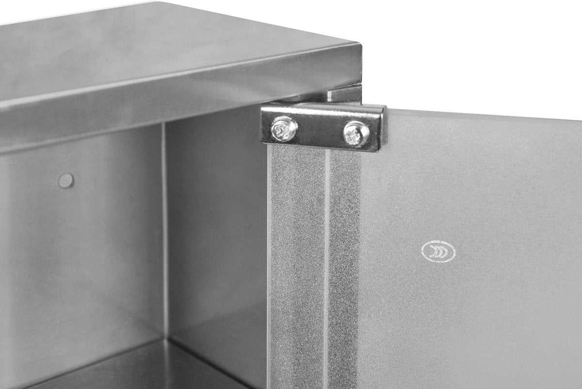 Jago® Medicijnkastje - met slot - 60x30x12 cm - Zilver