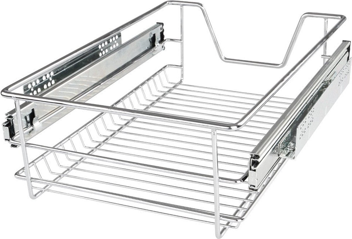 Keukenlade - Telescopische lade - 40 cm - RVS - Jago