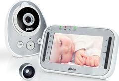 Alecto DVM-143 Babyfoon met camera - Aluminium/Wit •
