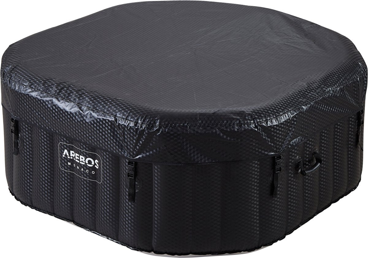 AREBOS Bubbelbad Voor 4 personen - Hottub - met Accessoires - met LED