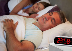 Wekkerradio - Digitale wekker - Alarmklok - Wit - Fysic •