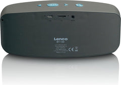 Lenco BT-130 - Bluetooth speaker met AUX-ingang - Grijs