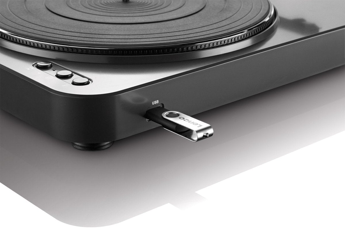 Lenco Platenspeler met Bluetooth - LBT-120BK - Zwart •