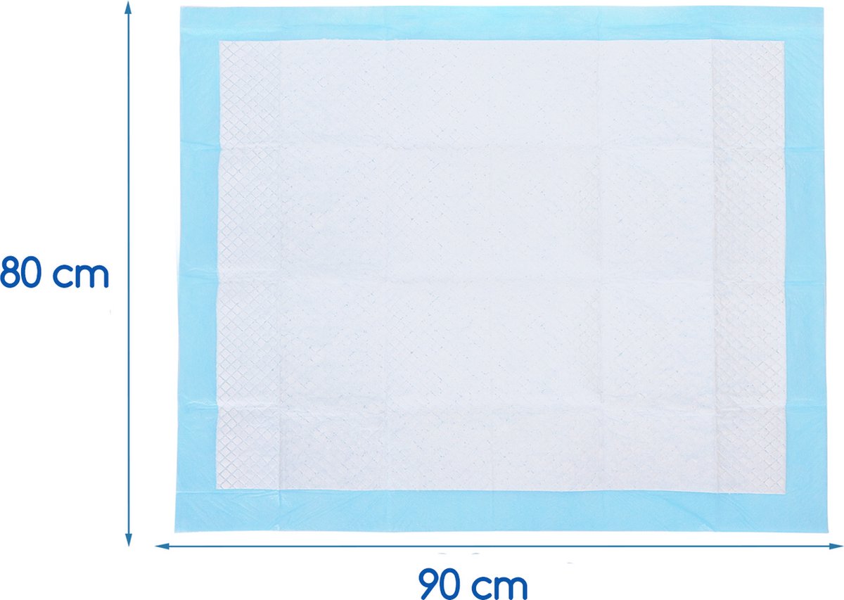 100 Puppy training Pads - 80x90cm - Zindelijkheidstraining