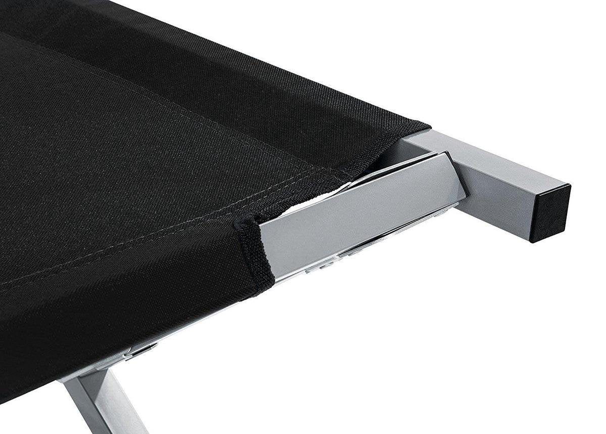 Veldbed - 1 Persoons - Kampeerbed - Stretcher - Grijs - TRESKO®