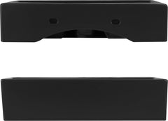 Wastafel - Keramiek - 51x36x13 cm - Zwart - ML-Design