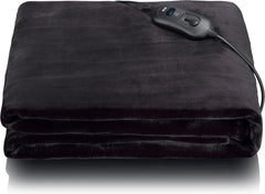 Melissa Elektrische Deken - Warmtedeken 180 x 130 cm - Fleece - 16760052 - Zwart •