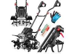 MASKO® Elektrische Motorhak - Tuinfrees - 1500W - Zwart