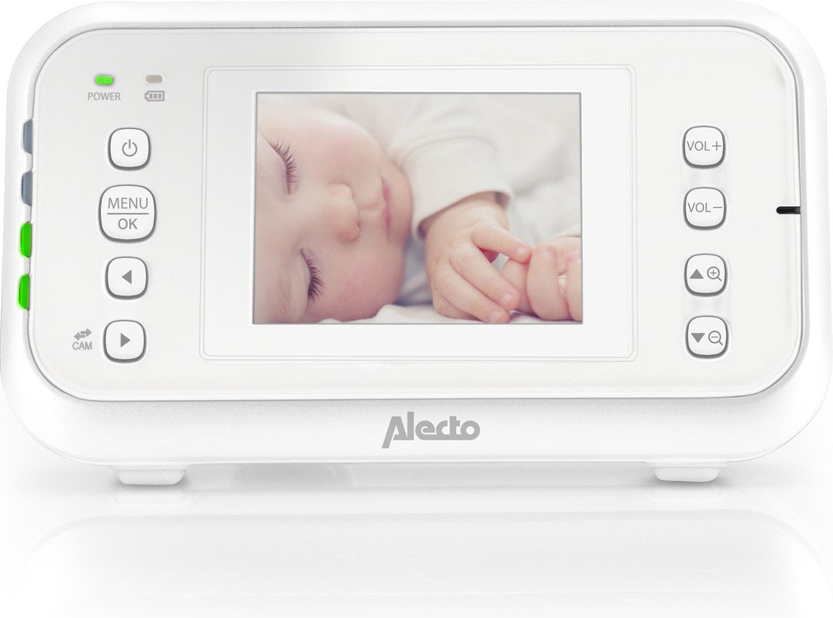 Alecto DVM-73 - Babyfoon met camera - Temperatuurweergave - Wit