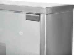 Jago® Medicijnkastje - met slot - 60x30x12 cm - Zilver