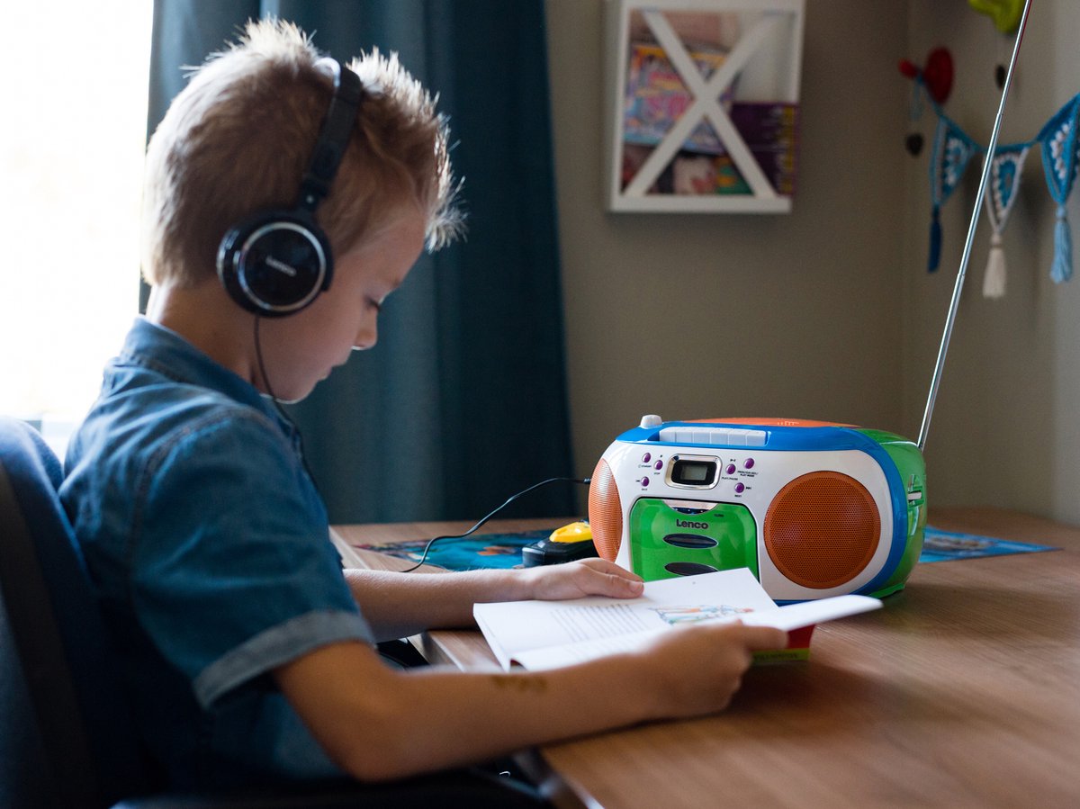 Lenco SCD-971 - Draagbare radio met cassette speler - Kids •