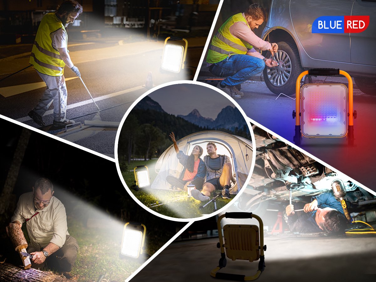 Aigostar LED Bouwlamp - IP65 spatwaterdicht - 100W - 2400 Lumen - 6500K