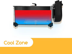 Aigostar Ushas 30HEZ - Frituurpan -friteuse 3 liter - koude zone - RVS