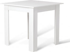 Miadomodo - Vierkante eettafel - 4 personen - MDF Wood - Keuken - Eetkamer Tafel - Wit - 80 x 80 x 76,5 cm
