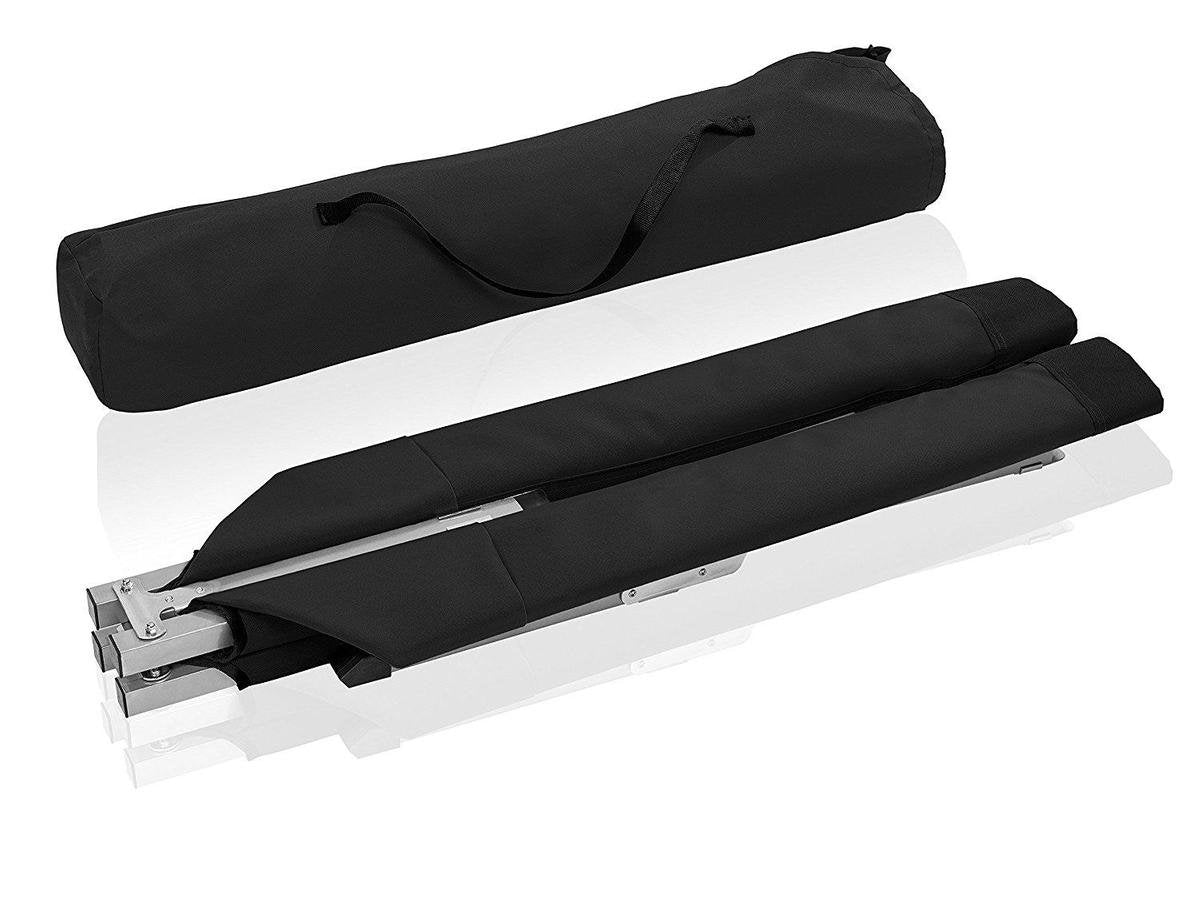 Veldbed - 1 Persoons - Kampeerbed - Stretcher - Grijs - TRESKO®