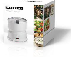 Melissa Elektrische Aardappelschiller - 85W - Aardappelschrapmachine 1kg - 16220009 - Wit •
