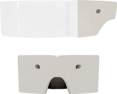 Wastafel - Keramiek - 45x31x13 cm - Wit - ML-Design